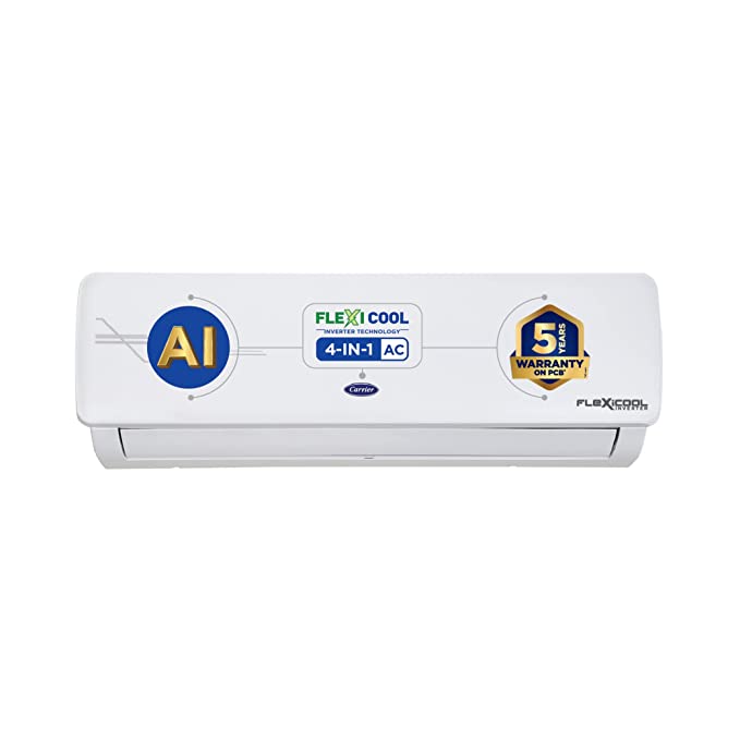 Carrier 1 Ton 3 Star AI Flexicool Inverter Split 