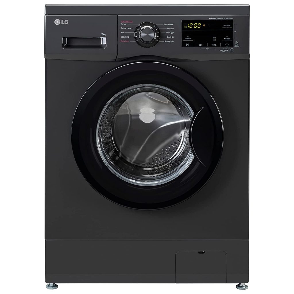 LG 7 Kg 5 Star Inverter Touch panel Fully Automatic Front Load Washing Machine (FHM1207SDM)
