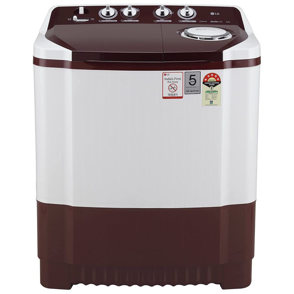 LG 8 Kg 5 Star Semi-Automatic Top Loading Washing Machine