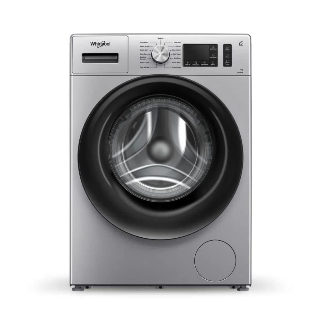 Whirlpool 7kg 5 Star Fully-Automatic Xpert Care Front Load Washing Machine 
