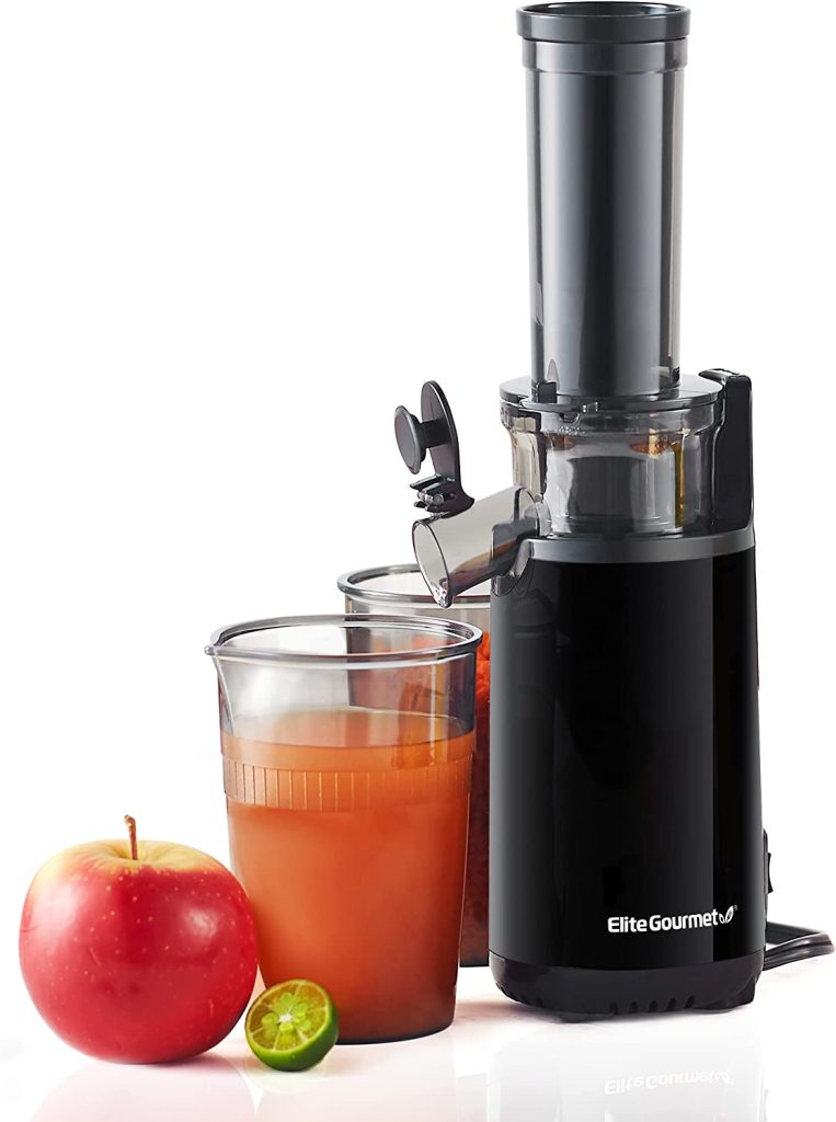 Elite Gourmet EJX600 Compact Masticating Slow Juicer