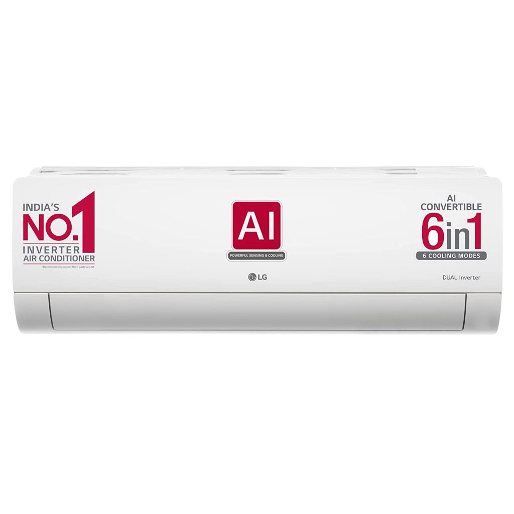  LG 1.5 Ton 5 Star AI DUAL Inverter Split AC